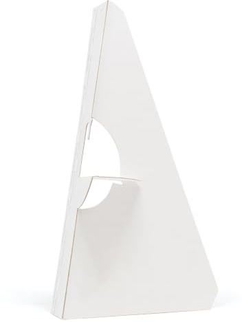 Lineco Cardboard Easel Backs, Self Stick Stand, 12 Inch, White, 25 Pack