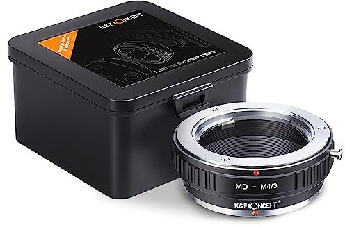 K&F CONCEPT MD - M4/3 Objektiv Mount Adapter Ring für Minolta MD Mount Objektiv auf Micro 4 3 Kamera Adapterringe Kamera Zubehör MD-M4/3