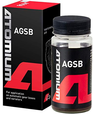 ATOMIUM™ AGSB Additiv für Automatisches Getriebe - Variatoren Aller Art und mechanische Zahnräder mit Füllung Dextron ATF (rotes Öl) - Hergestellt in der EU - 80ml
