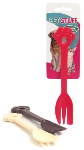 3 X Rosewood Pet Food Feeding Fork