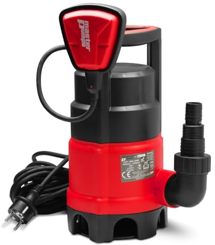 Pompe vide caves eaux chargées 550W avec flotteur - 7MCE - Granulométrie max 35mm - Master pumps