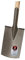 Ideal Spaten Pionier Größe 2 Gärtner Form mit T-Stiel, Silber/Beige, 19.5 x 7 x 115 cm