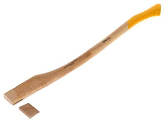 OCHSENKOPF Ersatzstiel für EURO-Axt, Stiel aus Eschenholz, 800 mm, 550 g, Kuhfuß, Forstwerkzeug, OX E-83 E-0800, Gelb