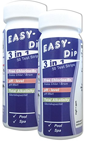 Sparpack Pool-i.d. Easy Dip Teststreifen Chlor-Brom/pH/Alkalinität