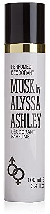 Alyssa Ashley Musk unisex, deodorant vaporsatör, 100 ml, 1-pack, (1 x 100 ml)