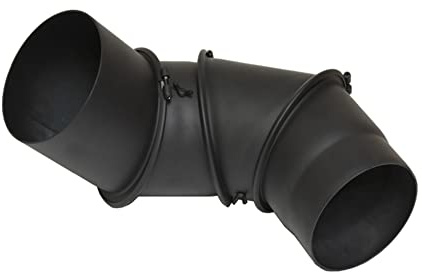 HARK Rauchrohrbogen Ø 150 mm 4-teilig - verstellbar - Graphit