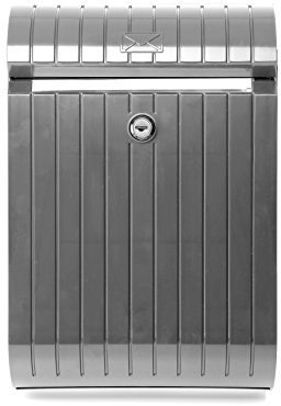 TATAY Mailbox Piccolo, modern design, anthracite grey, made of resistant plastic, anti-UV, easy to maintain, ideal for installation in both single-family homes and communities.