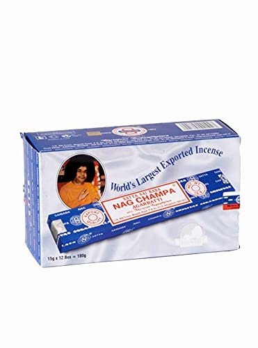 Satya Nag Champa handrullade rökelsepinnar 15 g x 12-pack