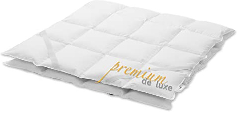 Premium de luxe 975.97.011 Mattress Topper, 100 x 200 cm, 4 x 8 Karos, 1.070 gr.