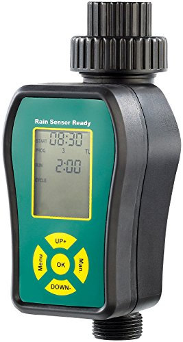 Royal Gardineer Bewässerungscomputer: Digitale Bewässerungsuhr für automatische Bewässerung (Zeitschaltuhr Gartenschlauch, Zeitschaltuhr Wasserschlauch, digitalen)