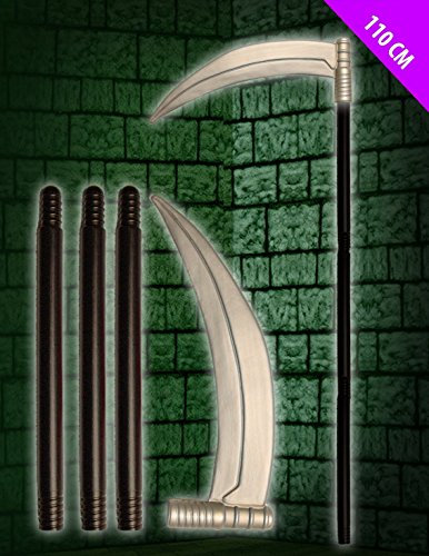 Halloween Plastic Scythe 1 metres long - Halloween Prop / Fancy Dress