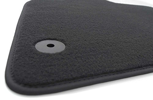 Fußmatte passend für A6 S6 RS6 (C6 4F) Premium Qualität Autoteppich Velours anthrazit Fahrermatte