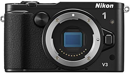 Nikon 1 V3 Compact System Camera Body Only - Black (18.4 MP) 3.0-Inch LCD