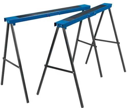 Draper Caballetes plegables 52072, 1000 mm x 800 mm, par, color azul