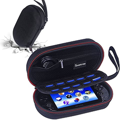 Smatree PS Vita Carry Case Compatible with PS Vita, PS Vita Slim, PSP 3000 (Without lid), Console and Accessories Not Included