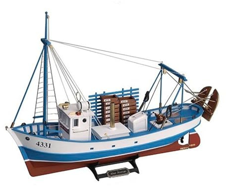 Artesanía Latina – Modellino di Nave in Legno – Barca da Pesca Spagnola, Peschereccio Mare Nostrum - Modello 20100N, Scala 1:35 – Modelli da Assemblare - Livello Medio