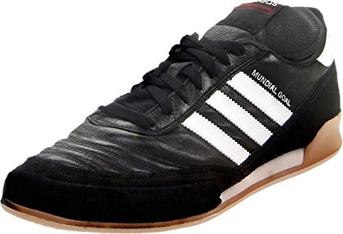 adidas mens Mundial Goal Soccer Shoe, Core Black, 8.5 US