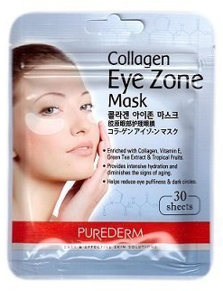 Purederm Augenpads mit Collagen (300 Stück) - Augenpflege - Augenserum gegen Augenränder und Augenfalten