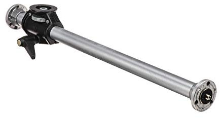 Manfrotto Brazo Lateral 131D para trípodes con 2 Cabezas en 90 Grados, Plata, 62 x 10,4 x 7,9 cm