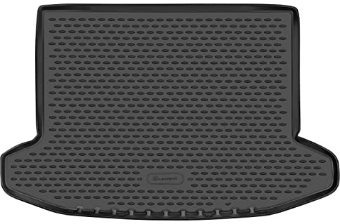 ELEMENT Passgenaue Premium Antirursch Kofferraummatte Laderaumwanne passend für Ford Fiesta 2002-2008| 100% passgenaue Antirutschmatte Auto