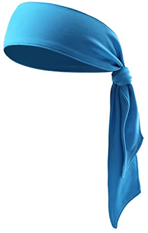 Toddmomy Sport Stirnband Damen & Herren Blaues Head Tie Sportband Für Laufen Fitness Tennis Und Karate Elastisches Atmungsaktives Material Für Optimalen Halt Und Komfort