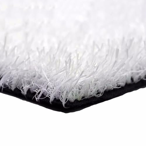 Weißer Kunstrasen, 3 cm Kunstrasenmatte, leicht zu schneiden, Indoor-Outdoor-Rasen für Terrasse, Rasen, Landschaftsgarten (Size : 2x2.5m)