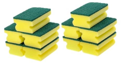 TOPPERFUN 10 Piezas Esponjas De Limpieza Granel Esponjas para Fregar Ollas y Sartenes para Fregar Platos Cocina