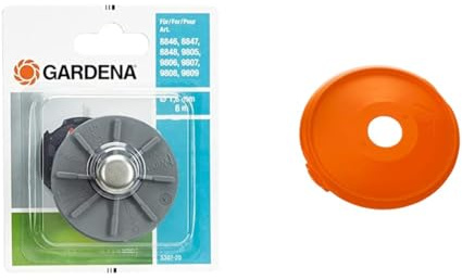 Bobine de Fil de Coupe Gardena : Bobine pour Coupe-Bordures Turbo/Taille-Bordures & Couvercle p. Coupe-Bordures SmallCut 300/23, SmallCutPlus 350/23, PowerCut Li-40/30 (n°9805, 9806, 9827)