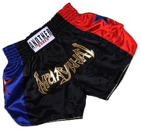 Short de Muay Thai, MMA, arts martiaux, lutte, kickboxing, combat, gym, entraînement pour hommes et femmes, équipement de vêtements (taille L, noir)