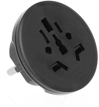 Adattatore Universale da Viaggio (Colore Nero) Da Spina Schuko 16A A Presa UK USA AUS CN Max 2300W