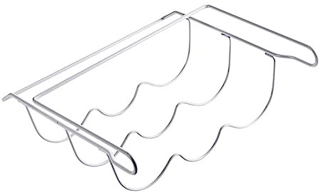 LIFKOME 1pezzi Porta Bottiglie in Ferro Scaffale Per Bottiglie Da Frigorifero Organizer Per Bottiglie e Lattine Robusto e Anti-arrugginimento Adatto Per Cucina e Bar