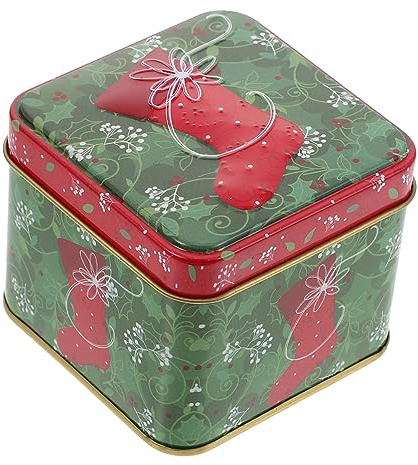 SHERCHPRY Weihnachtsdose mit Cartoon-motiv für Süßigkeiten und Kekse Geeignet als Geschenkverpackung für Partys und Weihnachtsdekoration