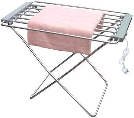 Electric Heated Clothes Airer, Foldable Portable Heated Clothes Dryer Rack, Indoor Laundry Drying Stand, Space Saving Free Standing Clothes Horse, Quick Drying Low Energy
