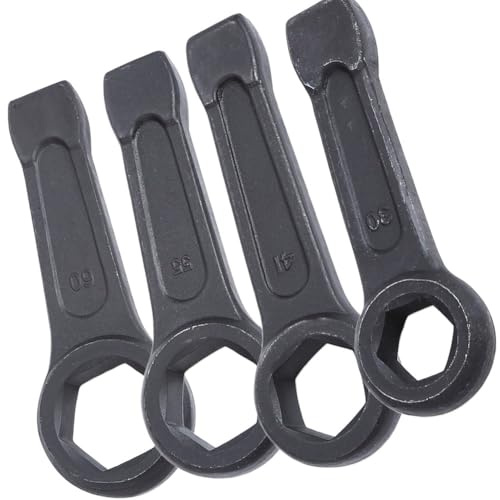 Set di chiavi esagonali per dadi esagonali, chiave diritta resistente per l'uso di chiavi, acciaio ad alto tenore di carbonio forgiato, resistente alla ruggine fosfatizzata, da 30 mm a 60 mm, BL (50