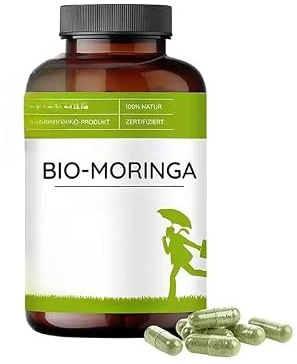 Ekologisk Moringa för dagligt immunförsvar, grön supermat | Immunstödstillägg Ekologiskt Moringa-pulver