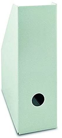 herlitz Stehsammler weiß A4, aus stabilem Karton 10,5cm breit, 40 Stück