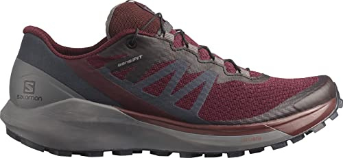 Salomon Damen Sense Ride Trailrunning-Schuhe, Wine Tasting Quiet Shade Ebony, 40 EU