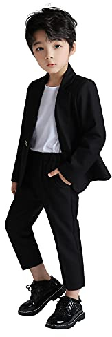 LOLANTA 2-teiliges Jungenanzug-Set, Kinderanzug mit Sakko und Hose, Freizeitkleidung oder Outfit für Blumenjungen bei Hochzeiten, 3–13 Jahre