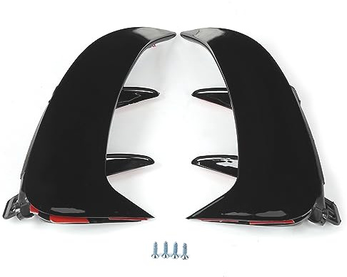 Rear Bumper Spoiler, Enhanced Aerodynamics Sporty Styling Lip Spoiler Carbon Fiber Trim for 2018+ Compact Sedan Owners Daily Commuting Urban Highway Weekend Travel
