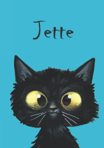 Jette: Katzen-Malbuch / Notizbuch / Tagebuch: DIN A5 - blanko