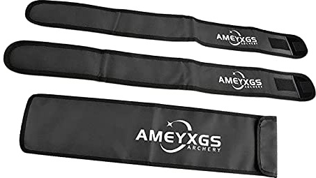 perfk à l'arc Bow Limb Sleeves Sac Housse de Protection Recurve Bow Longbow, Le Noir
