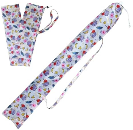 Custodia Ombrellone Da Spiaggia O Sacca Porta Ombrellone Da Spiaggia. Telo Parasole Con Manico Per Ombrellone Da Spiaggia Blu - Accessorio Di Ricambio