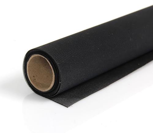 Rollo de tela mosquitera antipolen negra – Mosquitera antiinsectos (1,4 m x 5 m)