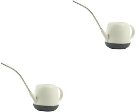 Yardwe 2 STK Wasserkocher mit langem Mund Pflanzenbewässerungstopf Garten wassertopf Outdoor-Pflanze Wasserkessel Garten gießkanne Gartenbedarf Anlage Blumentopf Plastik Wiederverwendbar