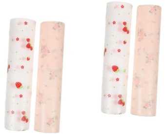 ABOOFAN 2sets Adhesive Free Shelf Liners for Kitchen Cabinets Non Slip Easy to Drawer Liner 2rolls*2