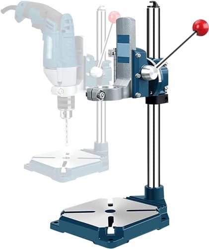 FLTRGO Bohrständer, Bohrständer für Bohrmaschine mit Schraubstock, Einstellbare Bohrmaschinenständer für Handbohrmaschine, Heimwerkerwerkzeuge