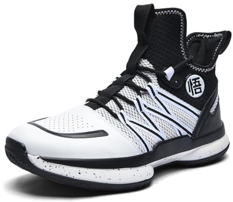 IFIKK Scarpe da Basket da Uomo Sneakers Leggere Calzature da Allenamento Unisex Scarpe Sportive (AC016,39)