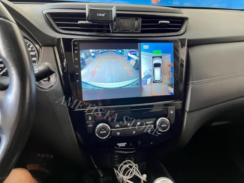【8+256 GIGA】Android 15 Autoradio Navigatore per Nissan Qashqai J11 X-Trail T32 10.1 Pollici Car Tablet Stereo Wireless Carplay Android Auto Radio, compatibile con le telecamere 360° Di Serie