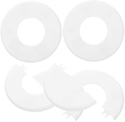 OFFSCH 4 Pièces Rosaces Échelle De Piscine Couvercles pour Barres De Piscine Creusée Plaques De Séparation Murale Protection pour