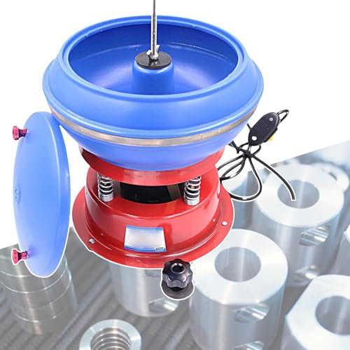 Kit Di Ciotola Di Bicchieri Vibrato Elettrico, 3,5 Litri, 6,2 Litri, 12 Litri Vibranti Per Lucidare La Roccia, Lucidatrice Rocciosa Vibrante Per La Macinatura Vibratoria Di Golficanti In Metallo